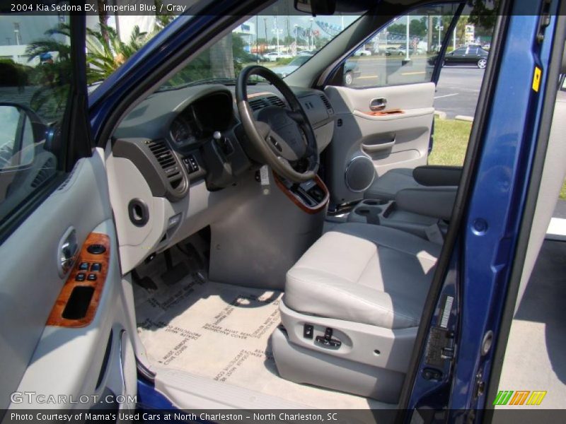 Imperial Blue / Gray 2004 Kia Sedona EX