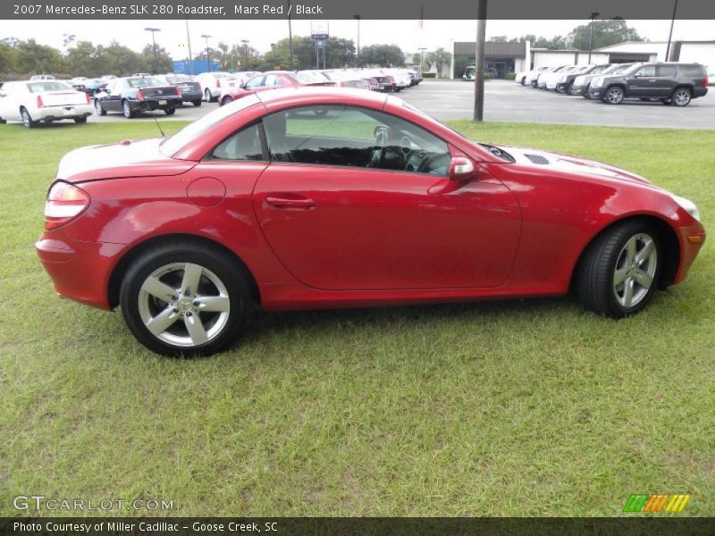 Mars Red / Black 2007 Mercedes-Benz SLK 280 Roadster
