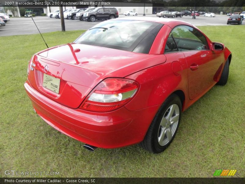 Mars Red / Black 2007 Mercedes-Benz SLK 280 Roadster