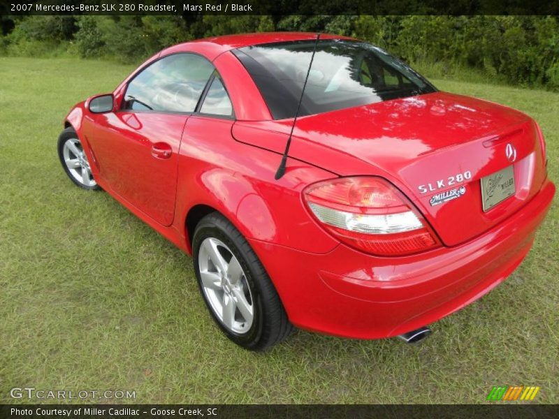 Mars Red / Black 2007 Mercedes-Benz SLK 280 Roadster