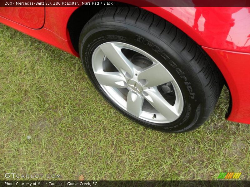 Mars Red / Black 2007 Mercedes-Benz SLK 280 Roadster