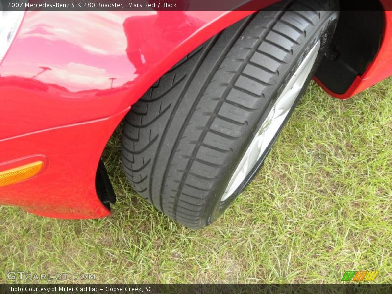 Mars Red / Black 2007 Mercedes-Benz SLK 280 Roadster