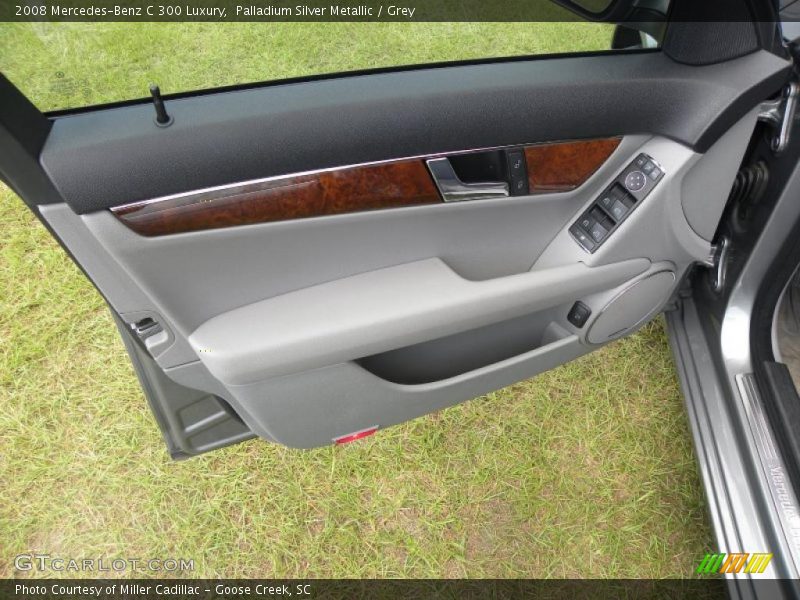 Palladium Silver Metallic / Grey 2008 Mercedes-Benz C 300 Luxury