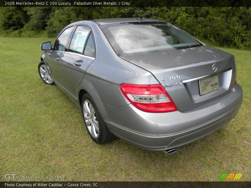 Palladium Silver Metallic / Grey 2008 Mercedes-Benz C 300 Luxury