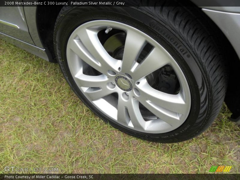 Palladium Silver Metallic / Grey 2008 Mercedes-Benz C 300 Luxury