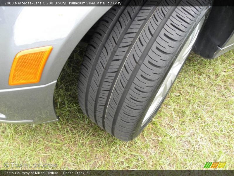 Palladium Silver Metallic / Grey 2008 Mercedes-Benz C 300 Luxury