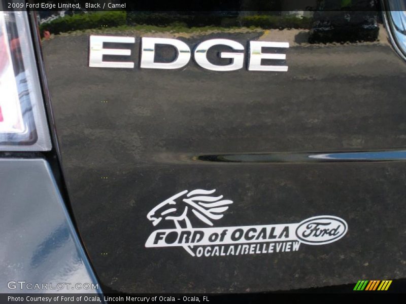 Black / Camel 2009 Ford Edge Limited