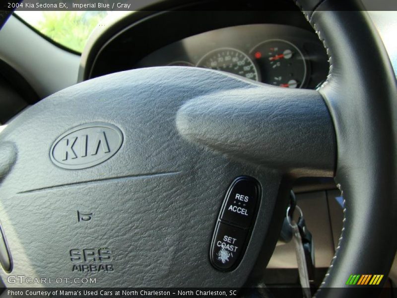 Imperial Blue / Gray 2004 Kia Sedona EX
