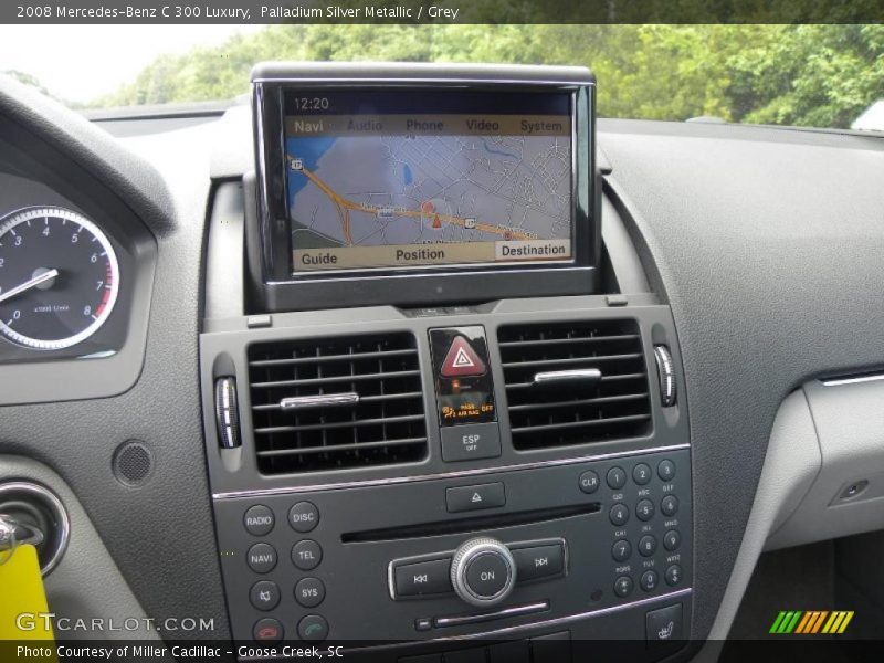 Palladium Silver Metallic / Grey 2008 Mercedes-Benz C 300 Luxury