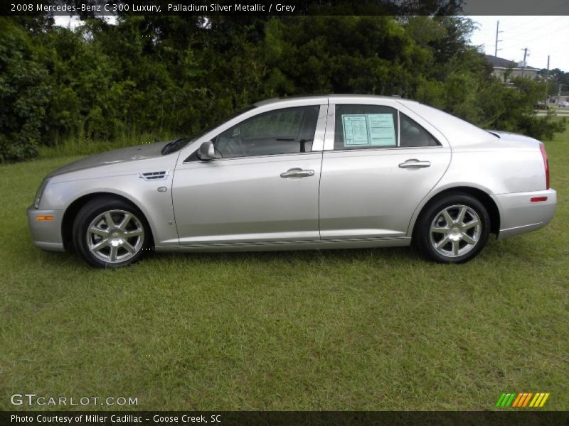 Palladium Silver Metallic / Grey 2008 Mercedes-Benz C 300 Luxury