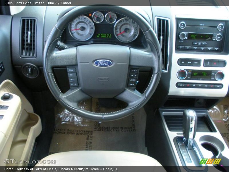 Black / Camel 2009 Ford Edge Limited