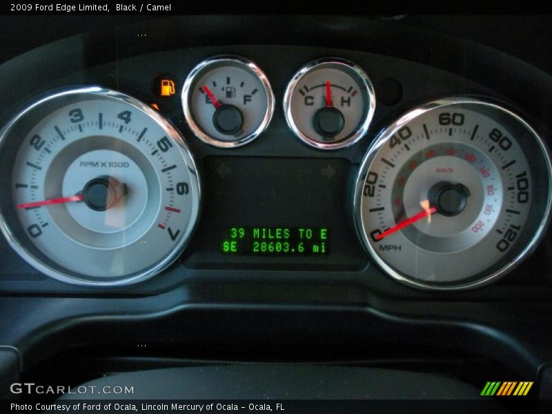 Black / Camel 2009 Ford Edge Limited