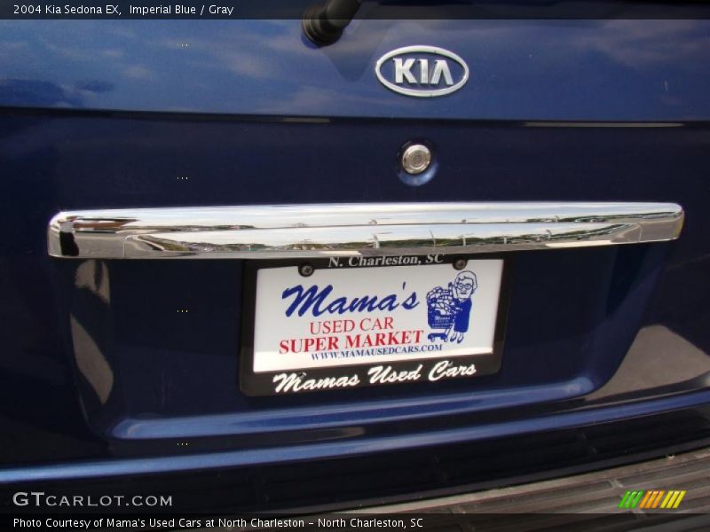 Imperial Blue / Gray 2004 Kia Sedona EX