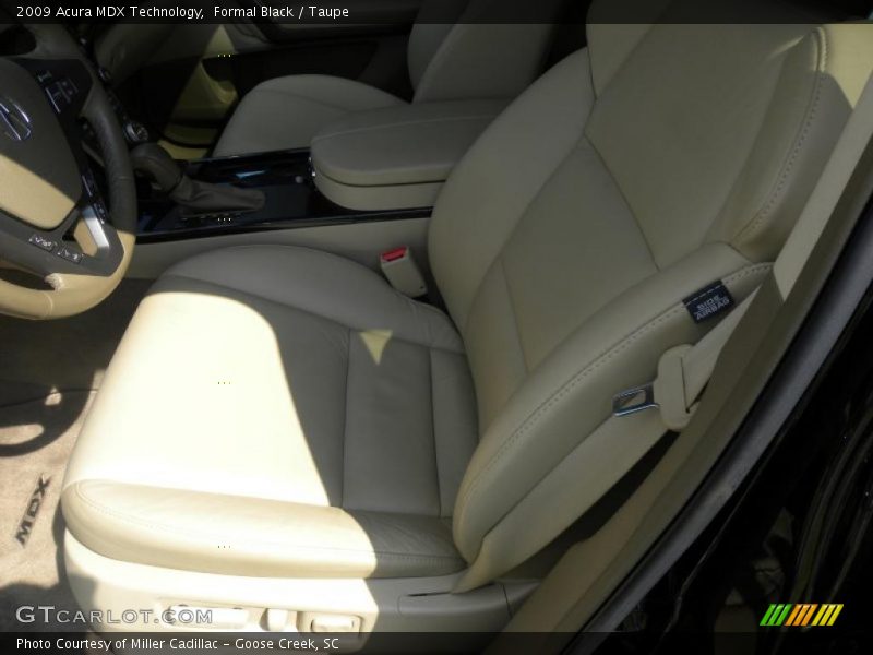 Formal Black / Taupe 2009 Acura MDX Technology