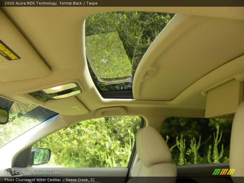 Formal Black / Taupe 2009 Acura MDX Technology