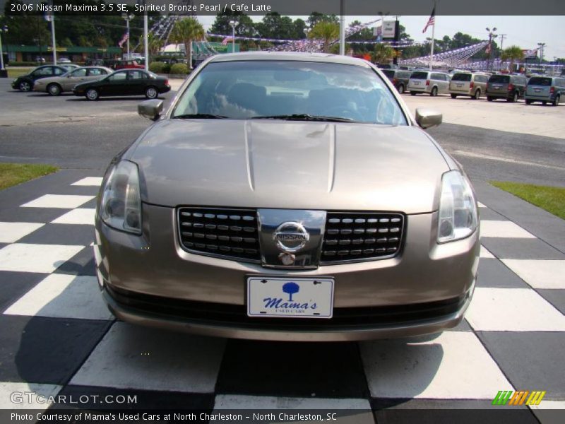 Spirited Bronze Pearl / Cafe Latte 2006 Nissan Maxima 3.5 SE