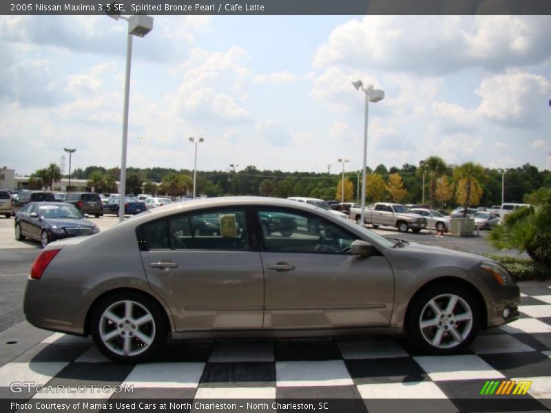 Spirited Bronze Pearl / Cafe Latte 2006 Nissan Maxima 3.5 SE