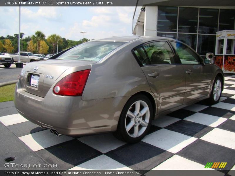 Spirited Bronze Pearl / Cafe Latte 2006 Nissan Maxima 3.5 SE