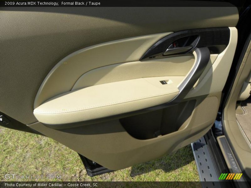 Formal Black / Taupe 2009 Acura MDX Technology