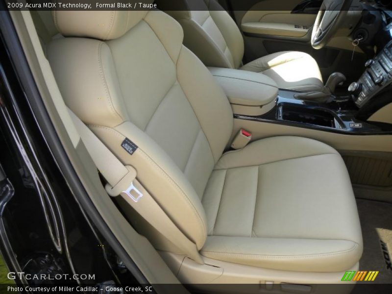 Formal Black / Taupe 2009 Acura MDX Technology