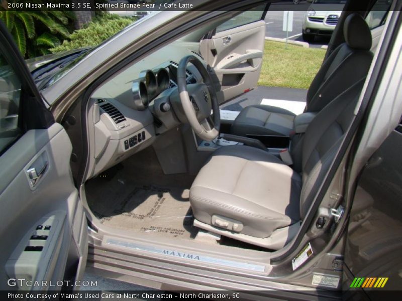 Spirited Bronze Pearl / Cafe Latte 2006 Nissan Maxima 3.5 SE