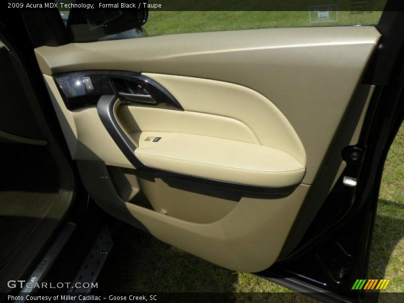 Formal Black / Taupe 2009 Acura MDX Technology