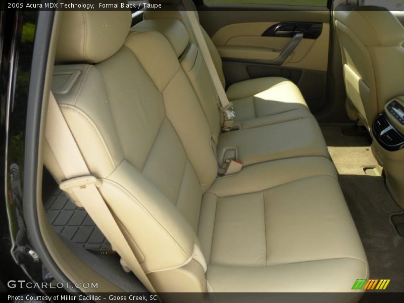 Formal Black / Taupe 2009 Acura MDX Technology
