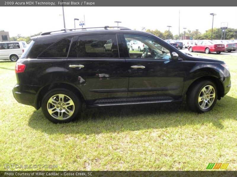 Formal Black / Taupe 2009 Acura MDX Technology