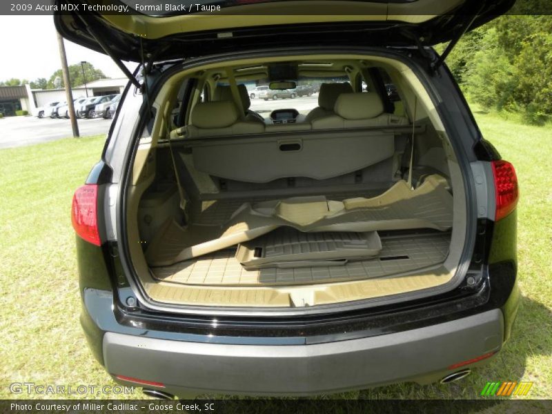 Formal Black / Taupe 2009 Acura MDX Technology