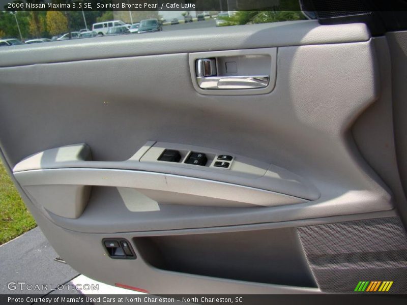Spirited Bronze Pearl / Cafe Latte 2006 Nissan Maxima 3.5 SE