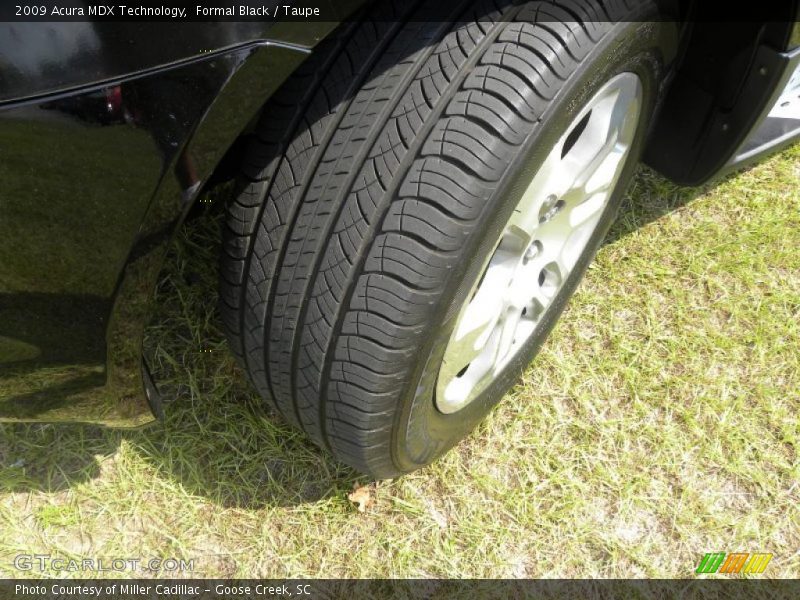 Formal Black / Taupe 2009 Acura MDX Technology