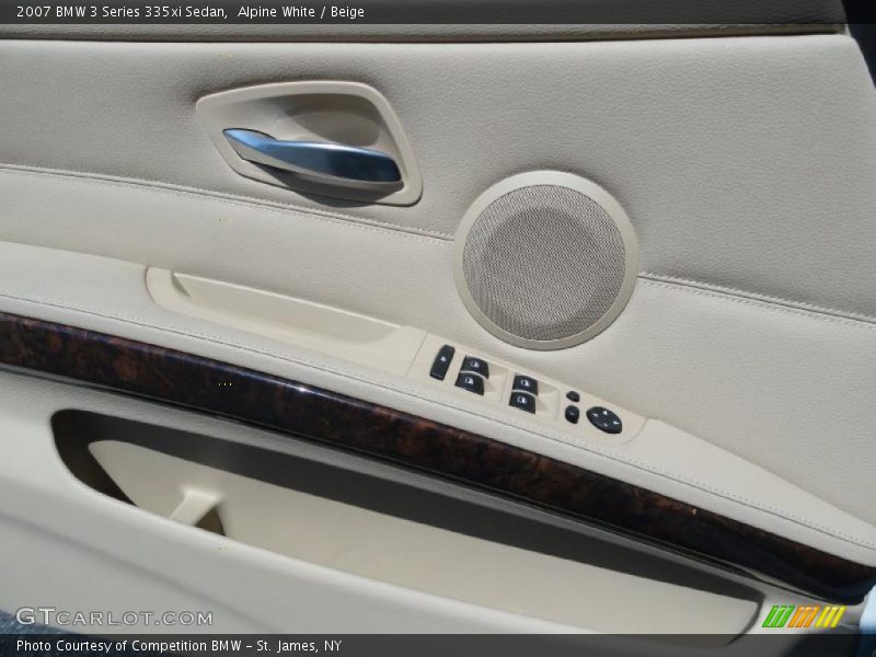 Alpine White / Beige 2007 BMW 3 Series 335xi Sedan