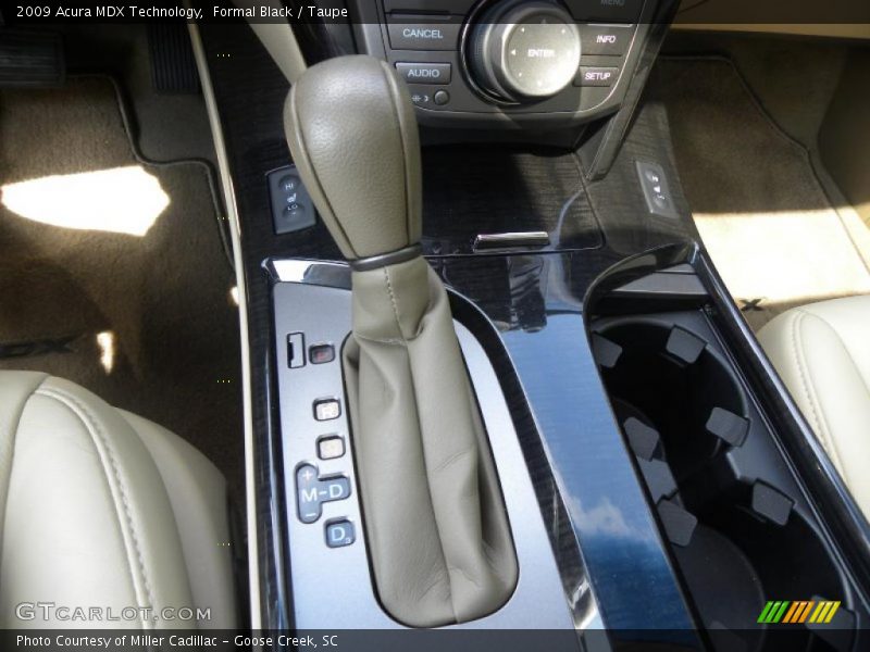 Formal Black / Taupe 2009 Acura MDX Technology