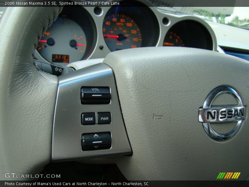 Spirited Bronze Pearl / Cafe Latte 2006 Nissan Maxima 3.5 SE