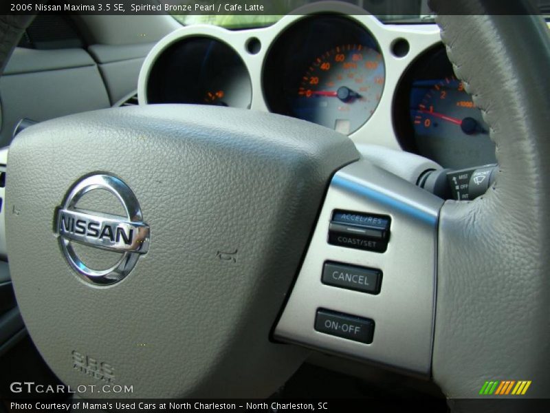 Spirited Bronze Pearl / Cafe Latte 2006 Nissan Maxima 3.5 SE