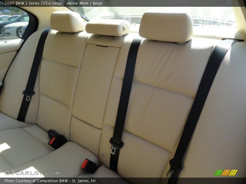 Alpine White / Beige 2007 BMW 3 Series 335xi Sedan