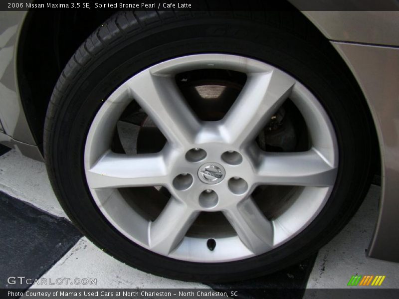 Spirited Bronze Pearl / Cafe Latte 2006 Nissan Maxima 3.5 SE
