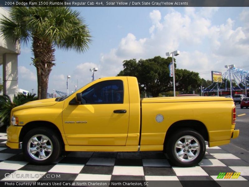 Solar Yellow / Dark Slate Gray/Yellow Accents 2004 Dodge Ram 1500 Rumble Bee Regular Cab 4x4