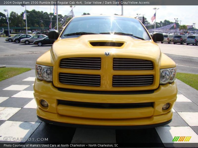 Solar Yellow / Dark Slate Gray/Yellow Accents 2004 Dodge Ram 1500 Rumble Bee Regular Cab 4x4