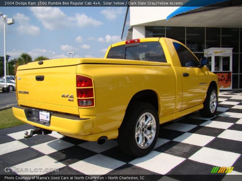 Solar Yellow / Dark Slate Gray/Yellow Accents 2004 Dodge Ram 1500 Rumble Bee Regular Cab 4x4