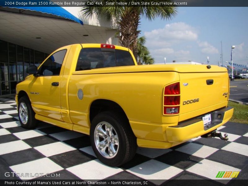 Solar Yellow / Dark Slate Gray/Yellow Accents 2004 Dodge Ram 1500 Rumble Bee Regular Cab 4x4