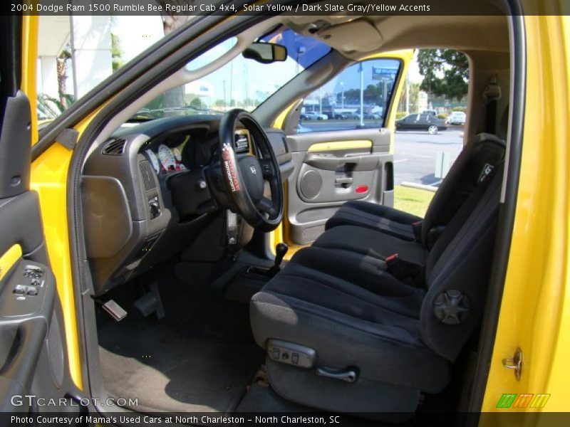 Solar Yellow / Dark Slate Gray/Yellow Accents 2004 Dodge Ram 1500 Rumble Bee Regular Cab 4x4