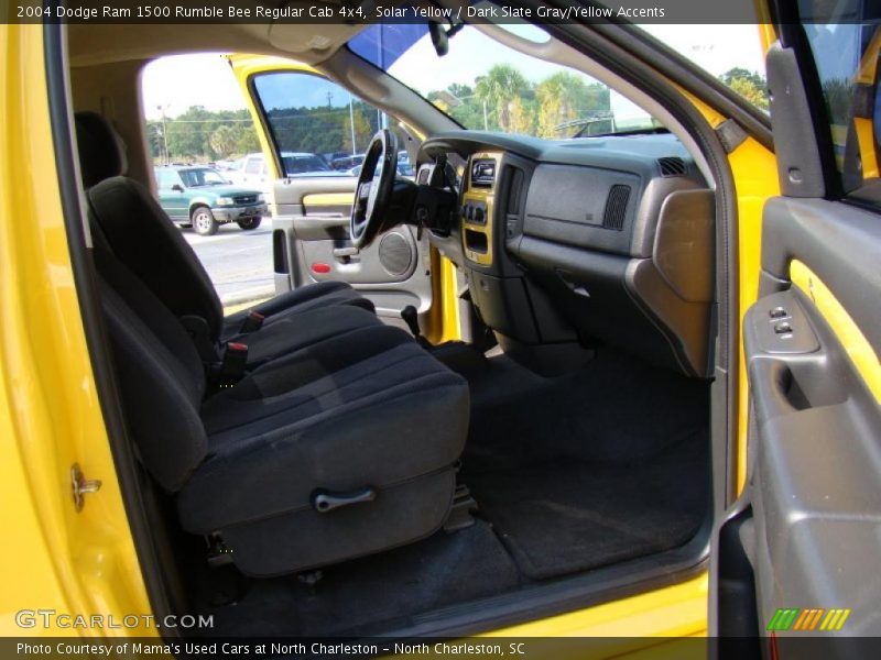 Solar Yellow / Dark Slate Gray/Yellow Accents 2004 Dodge Ram 1500 Rumble Bee Regular Cab 4x4