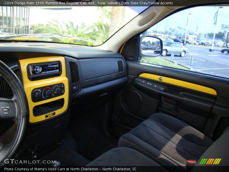 Solar Yellow / Dark Slate Gray/Yellow Accents 2004 Dodge Ram 1500 Rumble Bee Regular Cab 4x4