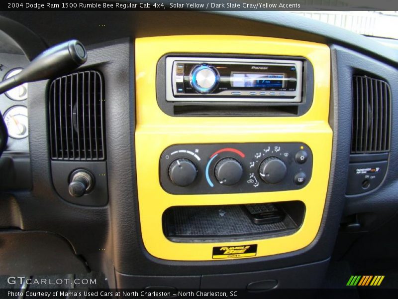 Solar Yellow / Dark Slate Gray/Yellow Accents 2004 Dodge Ram 1500 Rumble Bee Regular Cab 4x4