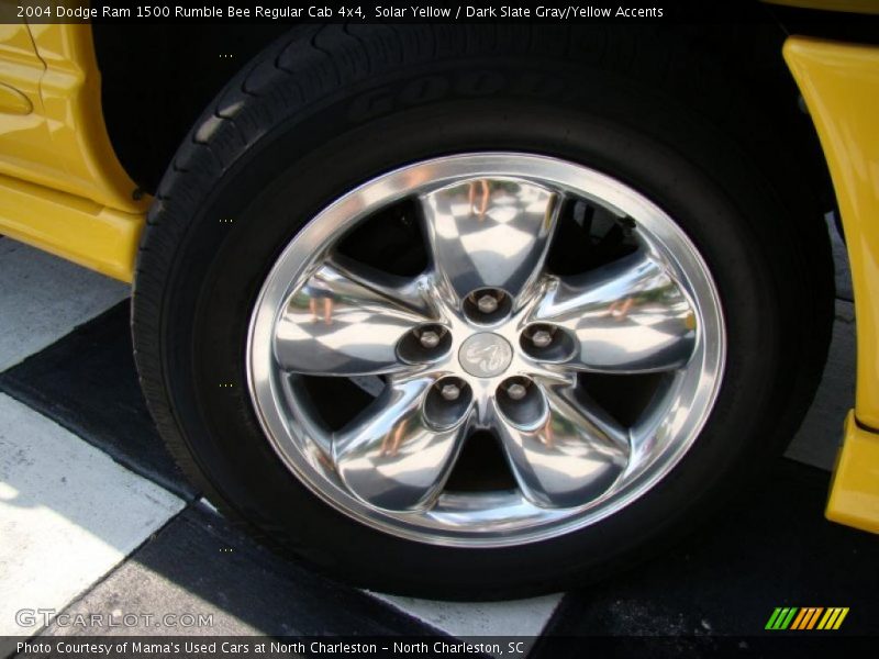Solar Yellow / Dark Slate Gray/Yellow Accents 2004 Dodge Ram 1500 Rumble Bee Regular Cab 4x4
