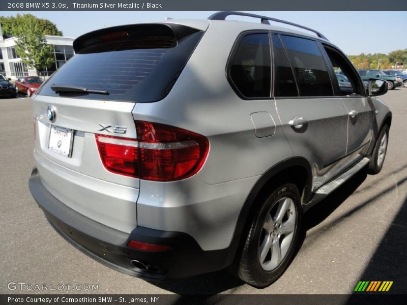 Titanium Silver Metallic / Black 2008 BMW X5 3.0si