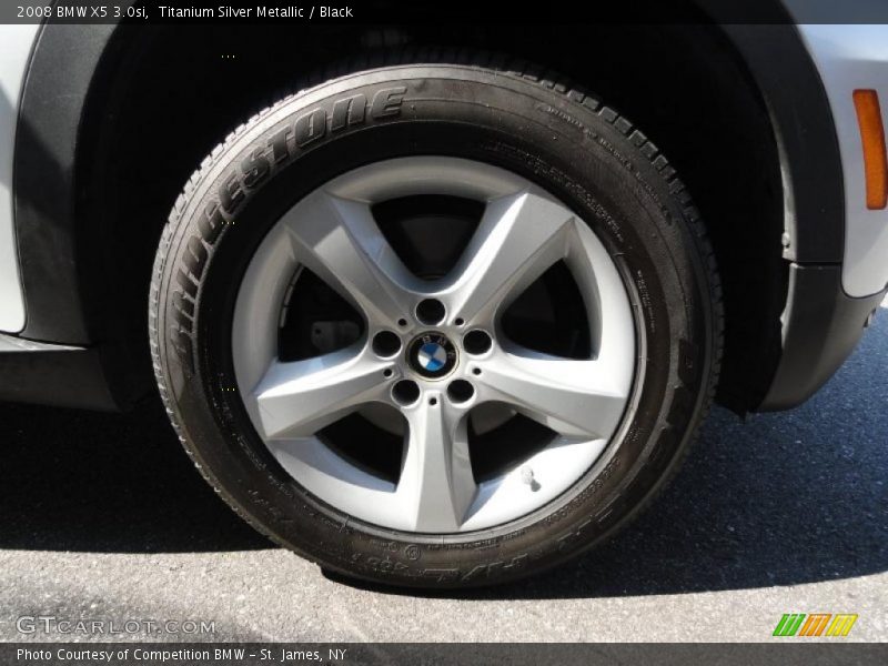Titanium Silver Metallic / Black 2008 BMW X5 3.0si