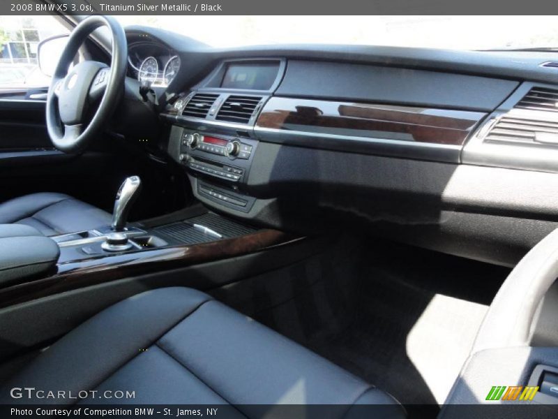 Titanium Silver Metallic / Black 2008 BMW X5 3.0si