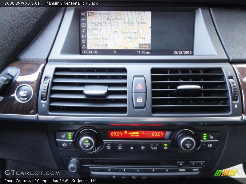 Titanium Silver Metallic / Black 2008 BMW X5 3.0si
